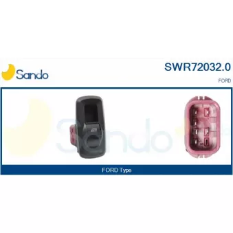 Interrupteur, lève-vitre SANDO SWR72032.0