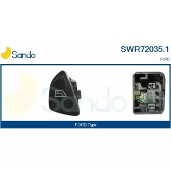 Interrupteur, lève-vitre SANDO SWR72035.1