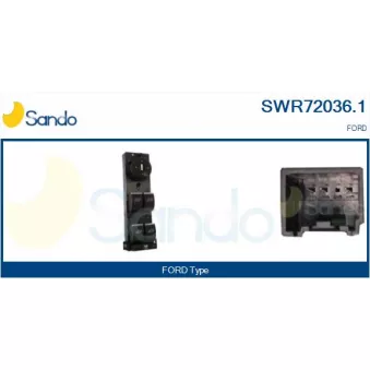 Interrupteur, lève-vitre SANDO SWR72036.1