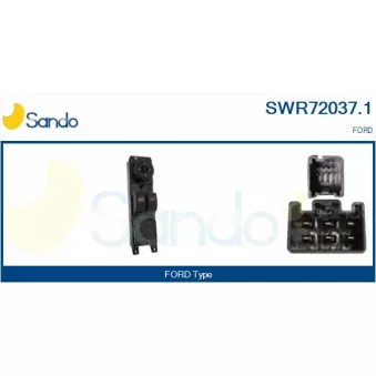 Interrupteur, lève-vitre SANDO SWR72037.1
