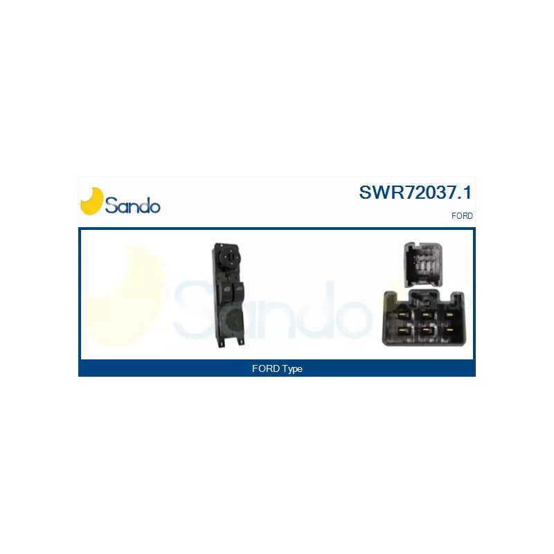Interrupteur, lève-vitre SANDO SWR72037.1