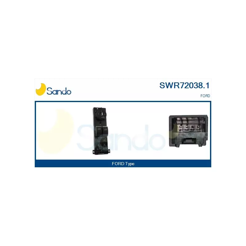 Interrupteur, lève-vitre SANDO SWR72038.1