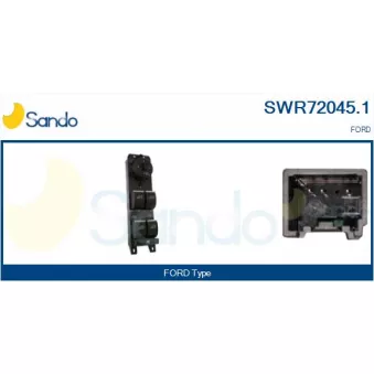 Interrupteur, lève-vitre SANDO SWR72045.1