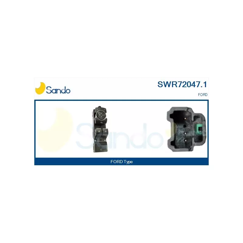 Interrupteur, lève-vitre SANDO SWR72047.1