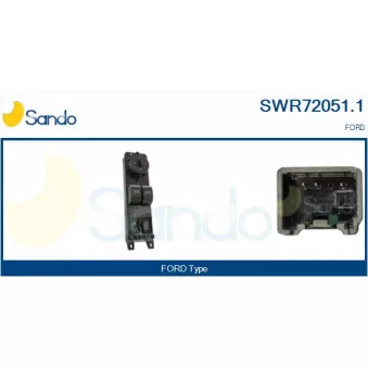 Interrupteur, lève-vitre SANDO SWR72051.1
