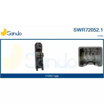 Interrupteur, lève-vitre SANDO SWR72052.1