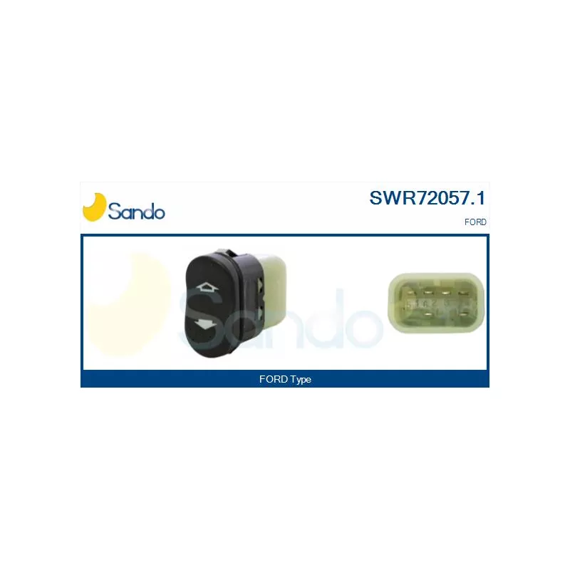 Interrupteur, lève-vitre avant droit SANDO SWR72057.1