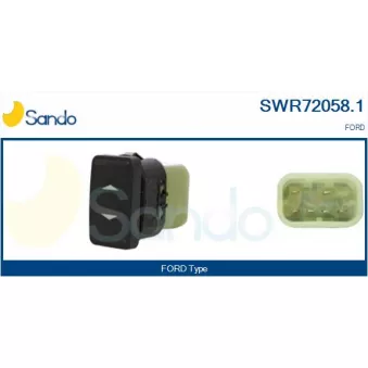 Interrupteur, lève-vitre SANDO SWR72058.1