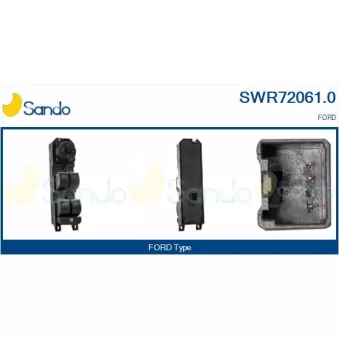 Interrupteur, lève-vitre SANDO SWR72061.0
