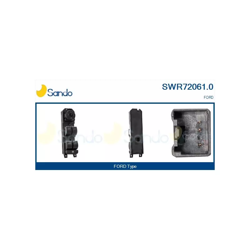 Interrupteur, lève-vitre SANDO SWR72061.0