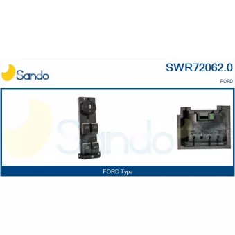 Interrupteur, lève-vitre SANDO SWR72062.0