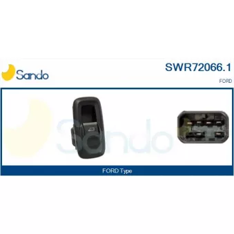 Interrupteur, lève-vitre SANDO SWR72066.1