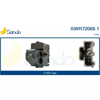 Interrupteur, lève-vitre SANDO SWR72069.1