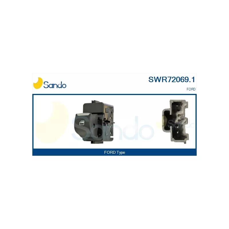 Interrupteur, lève-vitre SANDO SWR72069.1