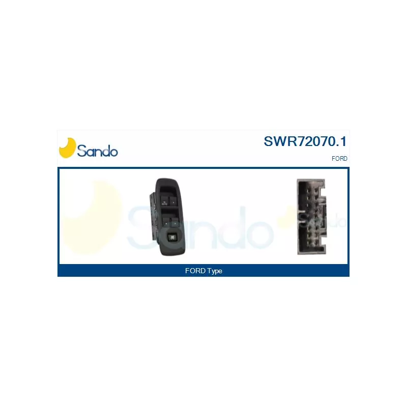 Interrupteur, lève-vitre SANDO SWR72070.1