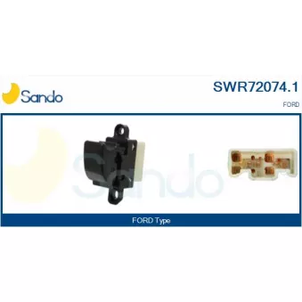 Interrupteur, lève-vitre avant droit SANDO SWR72074.1
