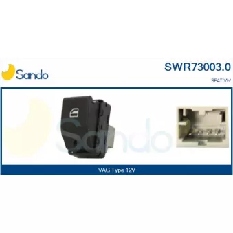 Interrupteur, lève-vitre SANDO SWR73003.0