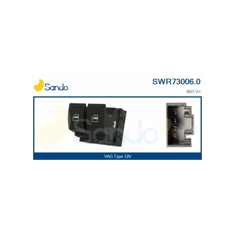 Interrupteur, lève-vitre SANDO SWR73006.0