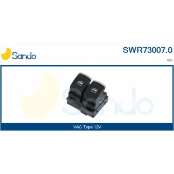 Interrupteur, lève-vitre SANDO SWR73007.0
