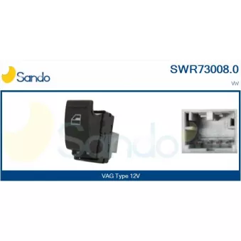 Interrupteur, lève-vitre SANDO SWR73008.0