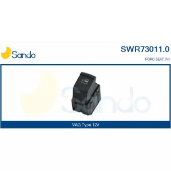 Interrupteur, lève-vitre SANDO SWR73011.0