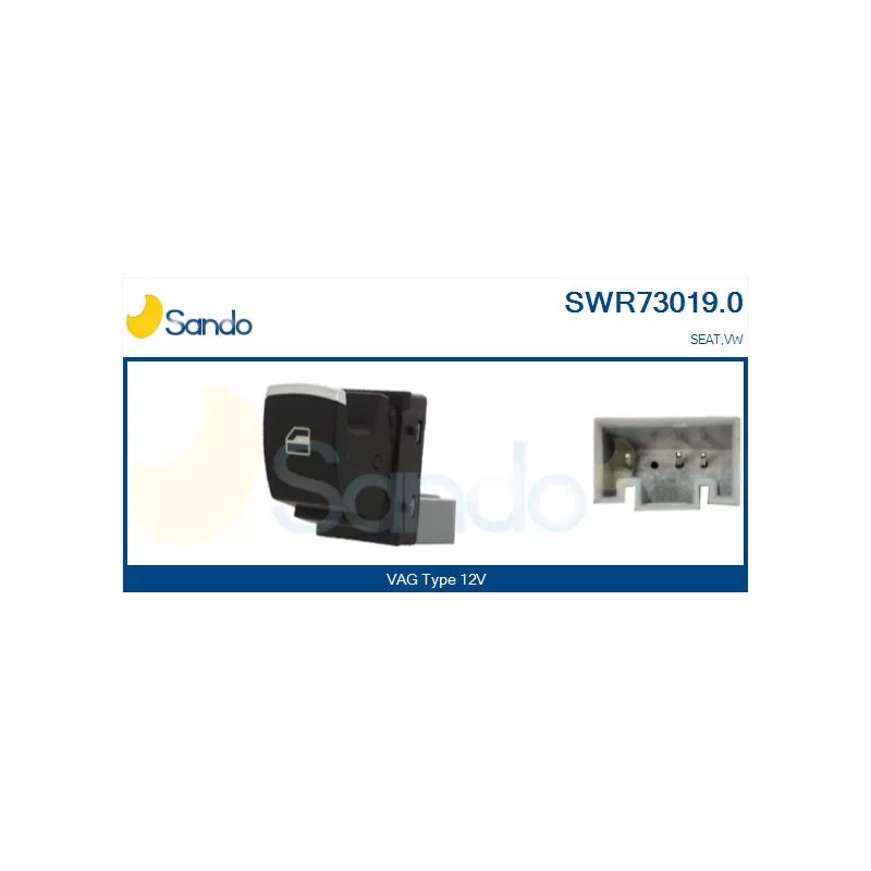 Interrupteur, lève-vitre SANDO SWR73019.0