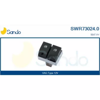 Interrupteur, lève-vitre SANDO SWR73024.0