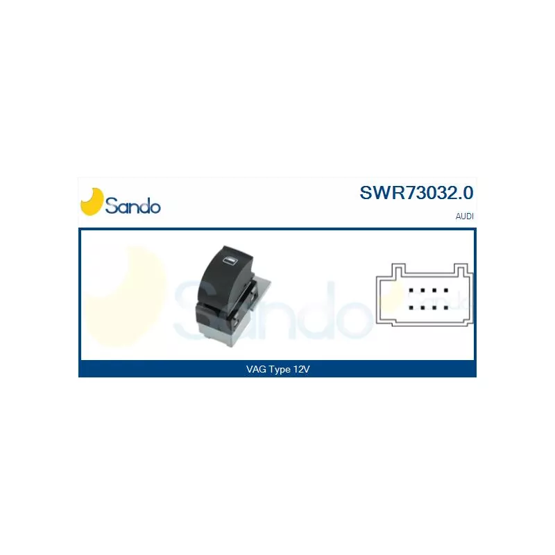 Interrupteur, lève-vitre SANDO SWR73032.0