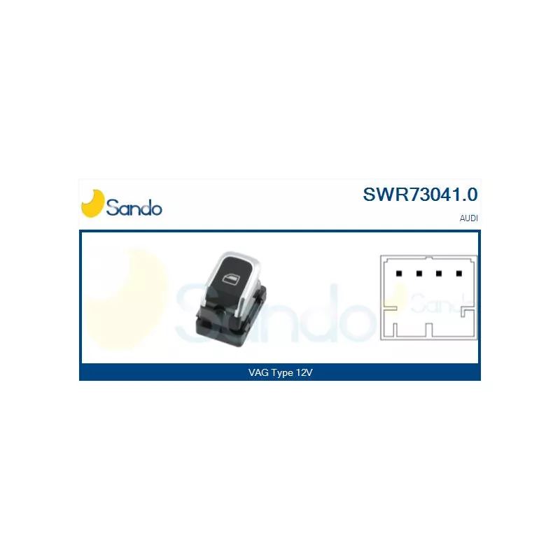 Interrupteur, lève-vitre SANDO SWR73041.0