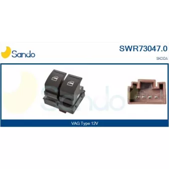Interrupteur, lève-vitre SANDO SWR73047.0