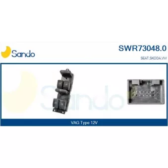 Interrupteur, lève-vitre SANDO SWR73048.0