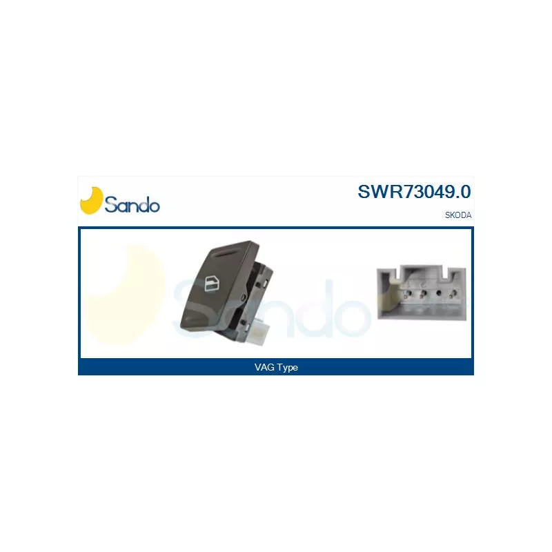 Interrupteur, lève-vitre SANDO SWR73049.0