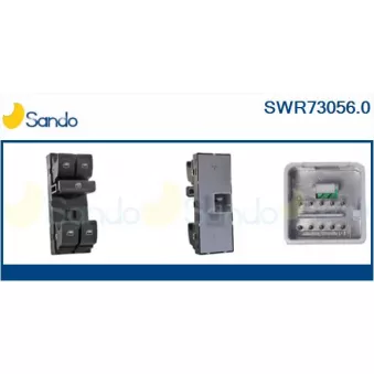 Interrupteur, lève-vitre SANDO SWR73056.0