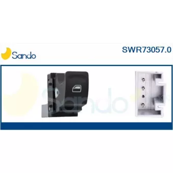 Interrupteur, lève-vitre SANDO SWR73057.0