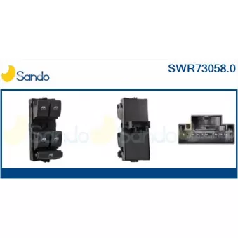 Interrupteur, lève-vitre SANDO SWR73058.0
