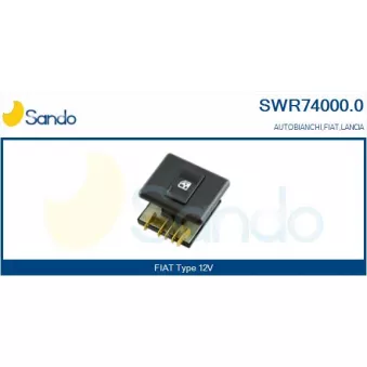 Interrupteur, lève-vitre SANDO SWR74000.0
