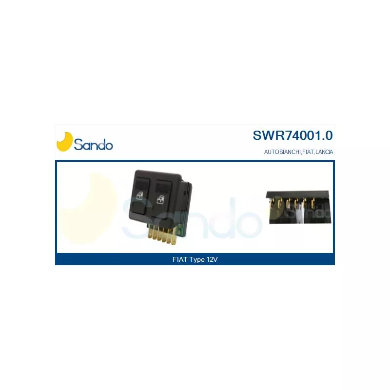 Interrupteur, lève-vitre SANDO SWR74001.0