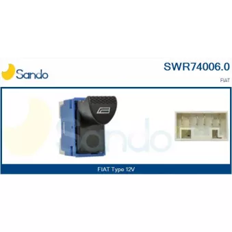 Interrupteur, lève-vitre SANDO SWR74006.0