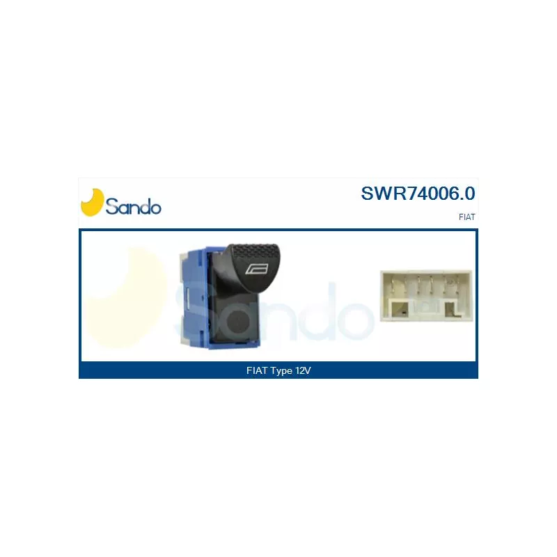 Interrupteur, lève-vitre SANDO SWR74006.0