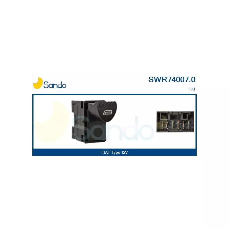 Interrupteur, lève-vitre SANDO SWR74007.0