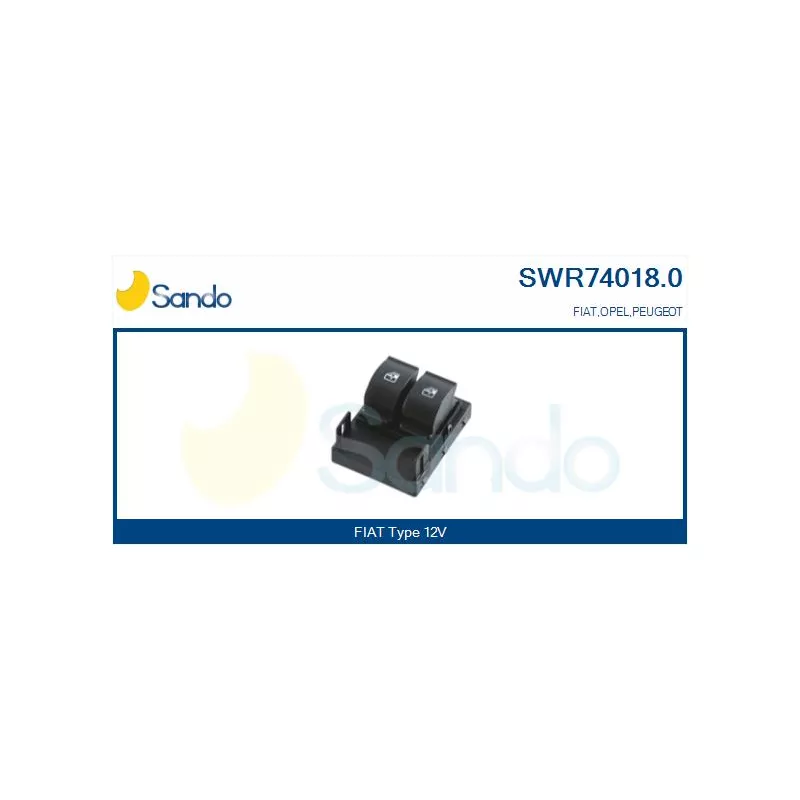 Interrupteur, lève-vitre SANDO SWR74018.0