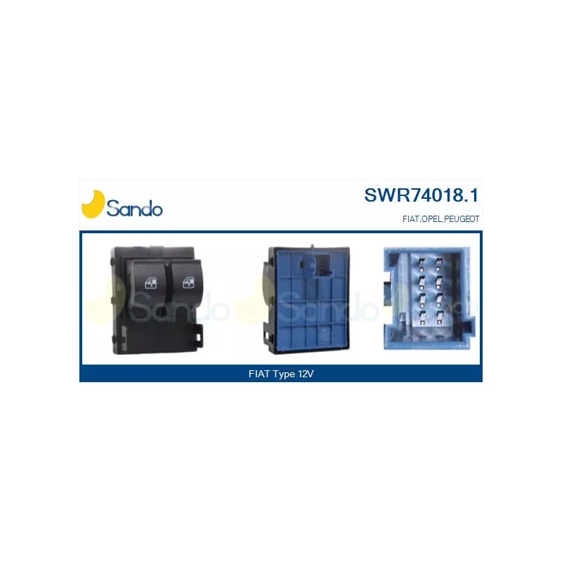 Interrupteur, lève-vitre SANDO SWR74018.1