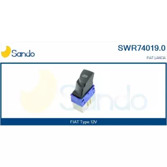 Interrupteur, lève-vitre SANDO SWR74019.0