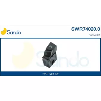 Interrupteur, lève-vitre SANDO SWR74020.0