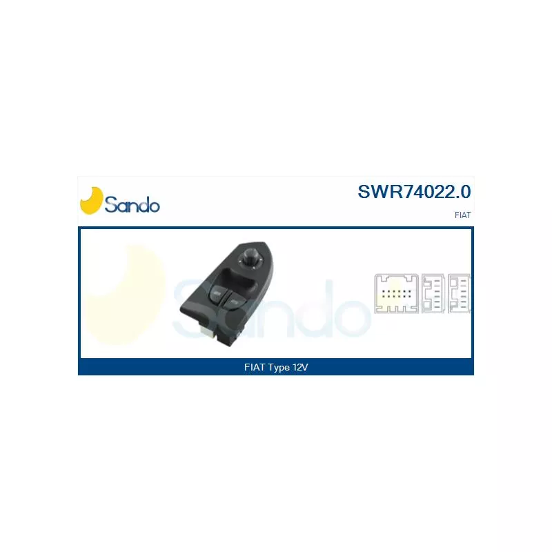 Interrupteur, lève-vitre SANDO SWR74022.0