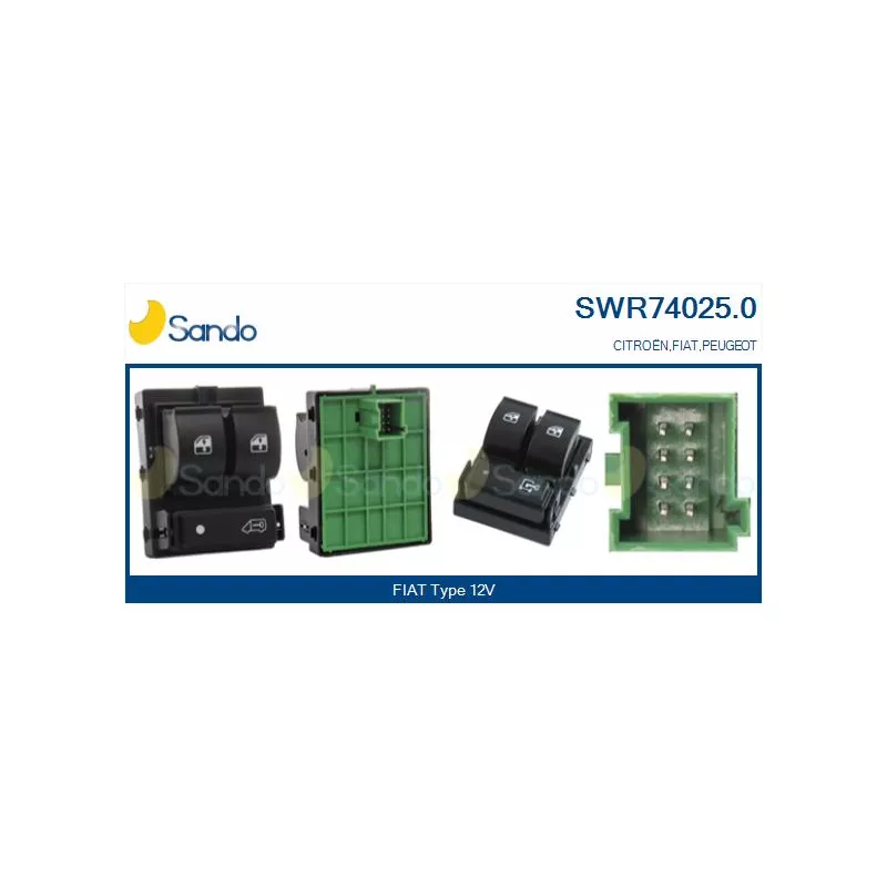 Interrupteur, lève-vitre SANDO SWR74025.0