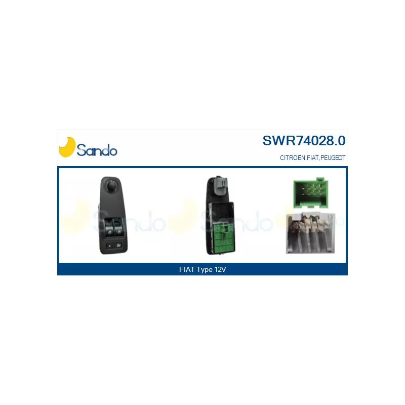 Interrupteur, lève-vitre SANDO SWR74028.0