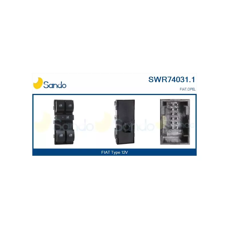 Interrupteur, lève-vitre SANDO SWR74031.1
