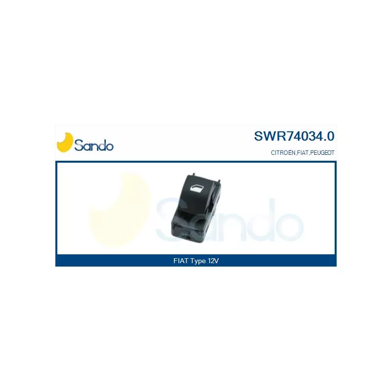 Interrupteur, lève-vitre SANDO SWR74034.0
