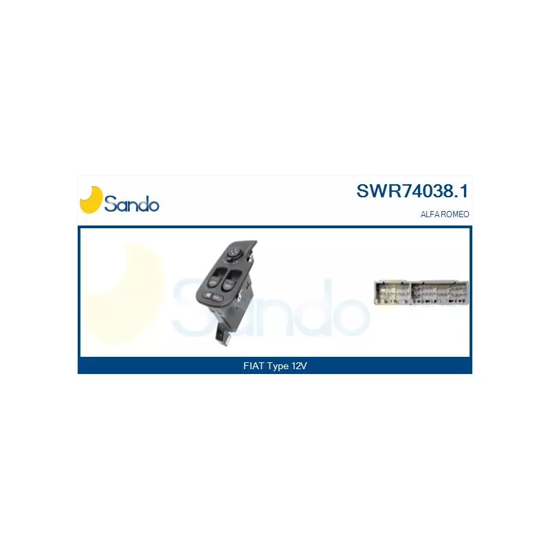 Interrupteur, lève-vitre SANDO SWR74038.1